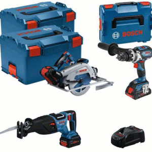 Bosch Blauw 3-delige Combopack | GSB 18V-110 C + GKS 18V-68 GC + GSA 18V-28 in L-Boxx - 0615990N38
