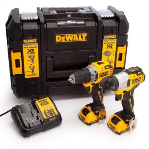 DeWalt DCK2110L2T actieset DCD701 boorschroefmachine + DCF801 slagschroevendraaier 12v 3,0Ah XR