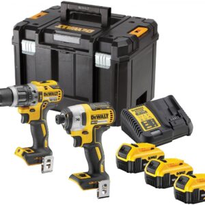 DeWalt DCK266P3T accu set | DCD796 + DCF887 in T-Stak koffer | 18v 5.0Ah Li-ion + 3e accu