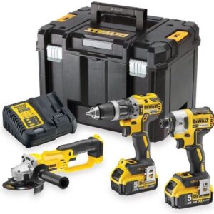 DeWalt DCK383P2T-QW | 18V XR Combiset | DCD796 + DCF887 + DCG412 | 2 x 5.0Ah accu en multilader