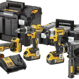 DeWalt DCK422P3T accu set | DCD796 + DCF887 + DCG405 en DCH273 in T-Stak koffers | 18v 5.0Ah Li-ion