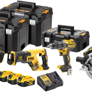 DeWalt DCK480P3T | Combiset | DCD791 + DCS335 + DCS570 + DCS367 | XR 18 Volt | 3 x 5,0 Ah Li-Ion