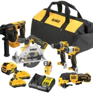DeWalt DCK611P1D2-QW | 12V XR Brushless 6-kit voordeelset (DCD701+DCF801+DCS512+DCH072+DCS353+DCL510)