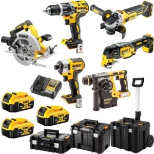 DeWalt DCK685P3T | Combiset | DCD796 + DCF887 + DCH273 + DCG405 + DCS570 + DCS356 | 18V | 5,0Ah Li-Ion