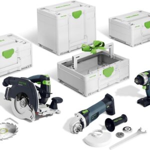 Festool HKC 55/TPC 18/AGC 18/TB 137 Accu-comboset bouwtimmeren