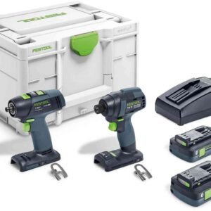 Festool TID 18 HPC 4,0-Set T18 Combiset | TID 18 Accu Slagschroevendraaier + T18+3 Accuboormachine | 18V