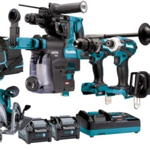 Makita DK0128G601 | Combiset | 40 V Max | 4,0 Ah | TD001G | DF001G | JR001G | GA005 | | HR002GZ05 | HS003G