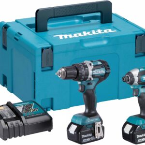 Makita DLX2180TJ - DHP484 Accuklopboormachine + DTD153 Accu Slagschroevendraaier 18v 5,0ah Li-ion