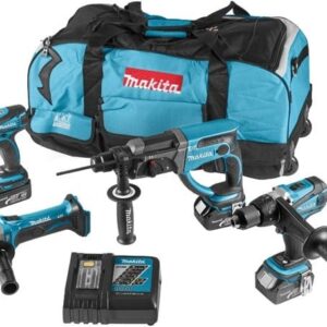 Makita DLX4017 Startset met 4 18V Li-ion machines | 3 accu's