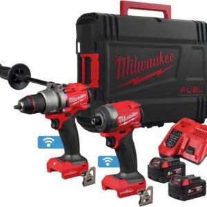 Milwaukee M18 ONEPP2A3-502X M18 FUEL™ powerpack ONE-KEY™2 kit (M18ONEPD3, ONEID3, 2 x 5,0 Ah)